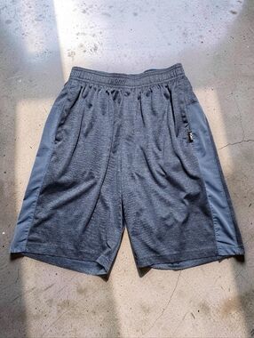 PONY Men's Performance Athletic Shorts Blue & Black. Size S.